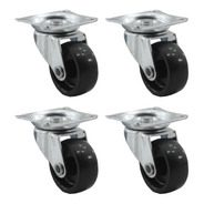 4 Rodinha Giratória Móveis Vaso Mini Rodízio Roda 32mm 80kg 