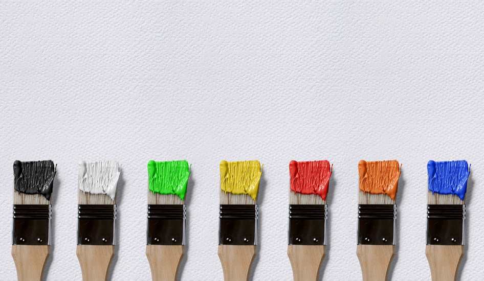 Imagem 2 de 6 de Kit Pintura Rolo Anti Respingo 9cm  Trincha  Bandeja Pequena